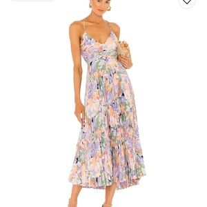 ASTR the Label - Blythe Dress Size S in Coral Multi